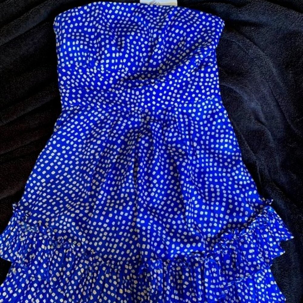 BCBGeneration Strapless Dress Ultramarine Size 2